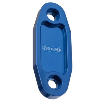 Proflow Fuel Pump Block-Off Plate Aluminium Blue Anodised For Ford 302-351C Each PFEFB-104BL