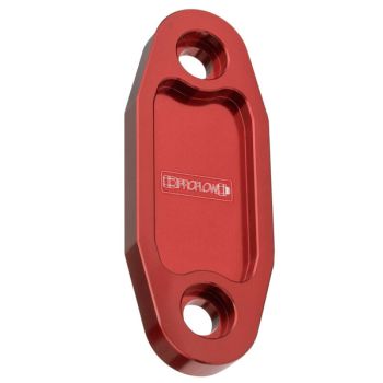 Proflow Fuel Pump Block-Off Plate Aluminium Red Anodised For Ford 302-351C Each PFEFB-104R