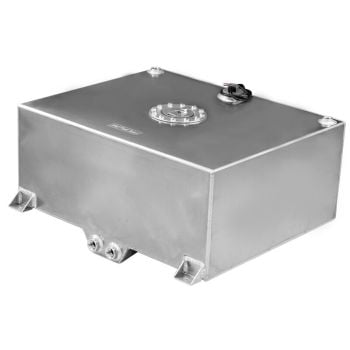 Proflow Fuel Cell Tank Sumped 15Gal (57L) Aluminium Natural 510 x 4600 x 260mm With Sender Two -10 AN Female Outlets PFEFC015