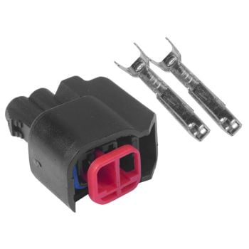 Proflow Fuel Injector Wiring Plug Us Car /EV6 Connector Include Terminals & Seals PFEFI-002