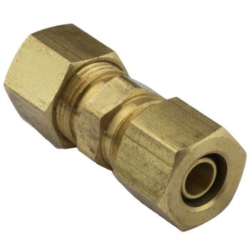 Proflow Fuel Line Connectors Brass Connector Nylon To Nylon 5/16in. (8mm) Tubing Joiner Each PFEFLQR147