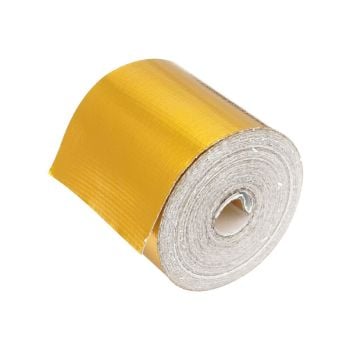 Proflow Gold Reflective Heat Tape 450&deg;C 50mm x 2.5m Roll Each PFEHS-5025