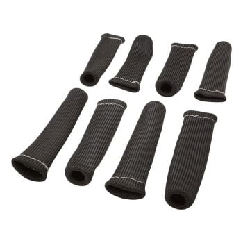 Proflow Spark Plug Boot Heat Shields Lava Rock 640&deg;C Natural 1-1/4 in. i.d. 8 in Length Set of 8 PFEHS-640208