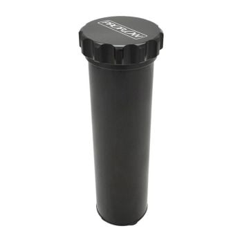 Proflow Universal Overflow Tank Billet AN Port with Barb Fitting 60x215mm Black PFERO3BK