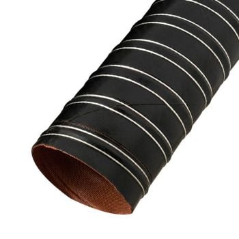 Proflow Silicone Brake Duct Hose 3.5 inch 2 Metre Length Black 89mm ID 94mm OD PFESBD089-2