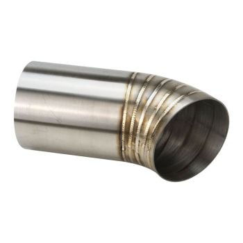 Proflow Stainless Pie Cut Dump Pipe 45 Degree 2.5" PFESS-PCDUMP250-45