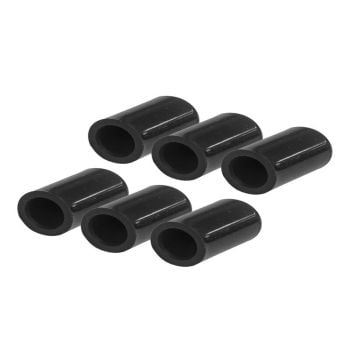 Proflow Silicone Vacuum Port Block Off 4mm x 6pcs Black PFESVP120
