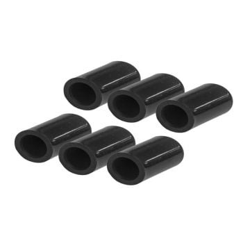 Proflow Silicone Vacuum Port Block Off 10mm x 6pcs Black PFESVP150