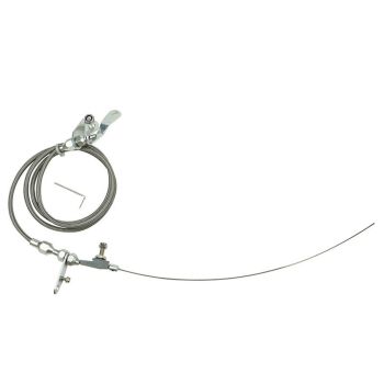 Proflow Automatic Transmission Braided Stainless Kickdown Kit Carburettor For Ford C-4 Kit PFETCS5100