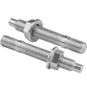 Proflow Turbocharger Studs Hex Nuts M10-1.25 x 70mm Stainless Steel Natural Set of 4 PFETFS70M10