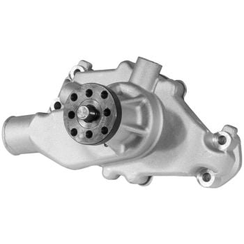 Proflow Water Pump Cast Aluminium Ultra Cool SB Chev Short Style Satin Finish Each PFEWP-9208