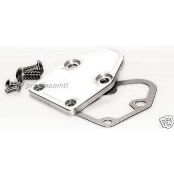 Philadelphia Racing Products PRP-7100 Fuel Pump Block-Off Plate Clr Suits Chev Sb V8