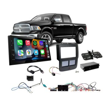 RAM DS 2013-2023 Apple CarPlay Android Auto Head Unit Upgrade Kit