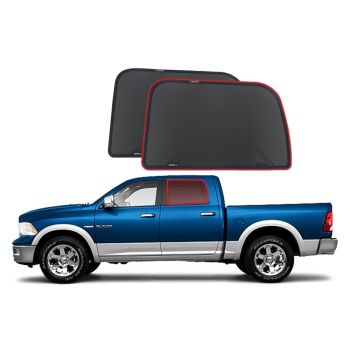 Snap Shades RAM002-2 Rear Window Shades fits Dodge Ram Pick Up 08-21