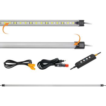 Hard Korr Lighting RBWTOR100CIGD 100cm Orange White LED Light Bar Kit with Diffuser