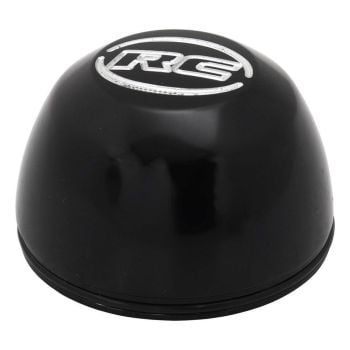 RC Components 2" Deep Centre Cap Single Black with Engraved Logo. fits all Rear RC Comp Wheels RCCS-CAP02A