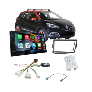 Renault Captur 2014-2016 Apple CarPlay Android Auto Head Unit Upgrade Kit