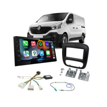 Renault Trafic X82 2014- Nav Only Apple CarPlay Android Auto Head Unit Upgrade Kit
