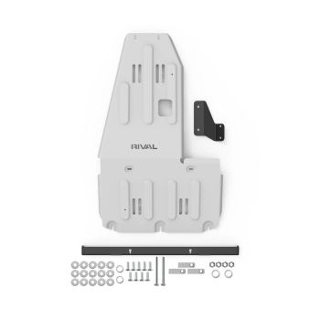 RIVAL 4x4 Aluminium Engine Transmission Catalytic Converter Bash Plate fits Ineos Grenadier Quartermaster 2023-on