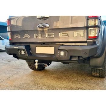 RIVAL 4x4 Aluminium Rear Bar fits Ford Ranger PX1/PX2/PX3 2011-2022