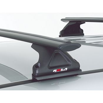 Rola Pair Thru Bar Roof Racks fits Mercedes-Benz MB100 10/1999-1/2005 Factory Point Mount RMEX08-2