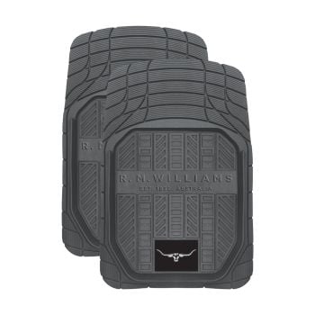 R.M. Williams Car Floor Mats Rubber Grey