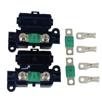 RoadPower RPFK0040 Fuse Kit 40A Includes 2 x Ami Fuse Holders 4 x 40A