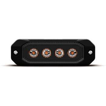 RoadVision RSM0604A LED Strobe Module Amber 10-30V 12W 10 Flash Pattern 4 LED
