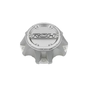 ROH Center Cap 5-Stud 2pc High Silver