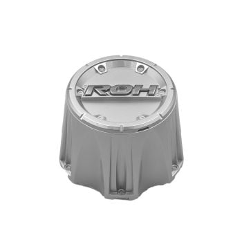 ROH Center Cap 6-Stud 2pc High Silver