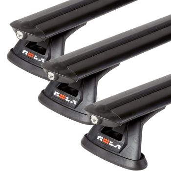 Rola Triple Thru Bar Roof Racks fits Peugeot Partner K9 8/2019 on Factory Point Mount APEX160-3