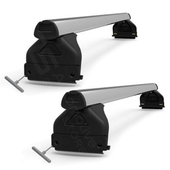 Rola Pair Thru Bar Roof Racks fits Mitsubishi Express StarWagon WA Gutter Mount CGM34-2