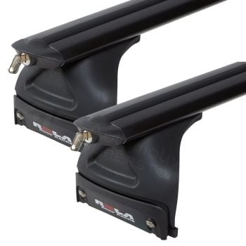 Rola Pair Thru Bar Roof Racks fits Mitsubishi Express 9/1994 on Gutter Mount GMEX34-2