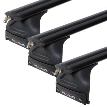 Rola Triple Thru Bar Roof Racks fits Holden Commodore VN Commodore VP Gutter Mount GMEX02-3