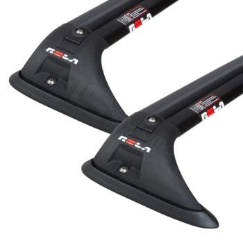 Rola Pair Flush Bar Roof Racks fits Mitsubishi Lancer CC 9/1992-7/1996 Custom Point Mount PMX027