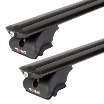 Rola Pair Thru Bar Roof Racks fits Ssangyong Rexton 10/2018 on Flush Rail Mount REX208