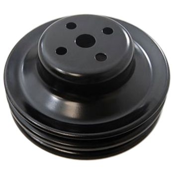 RPC Water Pump Pulley Double Groove Black Steel fits SB Ford 289 RPCR8975B