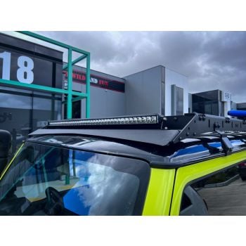 Offroad Animal Roof Rack Wind Deflector fits Suzuki Jimny JB74 2018-on RR-SJM-18-SCT-LBKIT