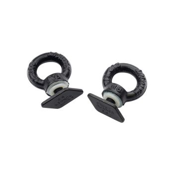 Front Runner Black Tie Down Rings/Eye Bolts for Tracks RRAC221