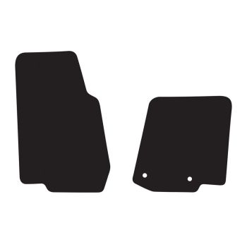 RubberTree Front Luxury Carpet Car Floor Mats fits VW Caddy 2021-on VW076-01LXBL-F