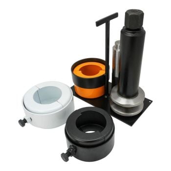 RTS Crown Wheel And Pinion Bearing Removal Tool Includes 3 Dual Sided Clamshells Locking Collar Stand Arbor Universal RTS-6000