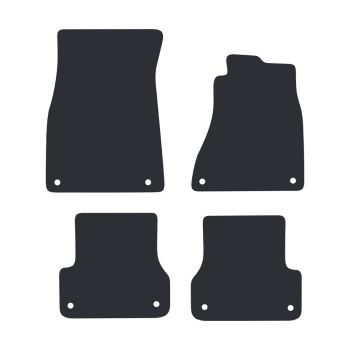 RubberTree Eco Carpet Car Mats fits Audi A6 Avant C7 12-18 AU031-01RCBL