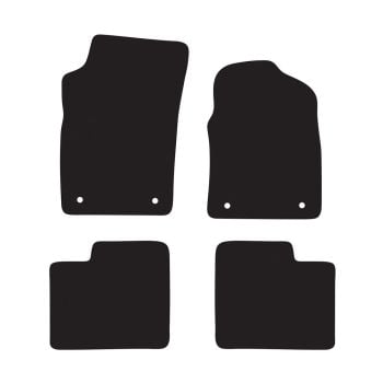 Rubbertree Executive Rubber Car Mats fits Fiat Abarth 595 2020+ FT036TPR