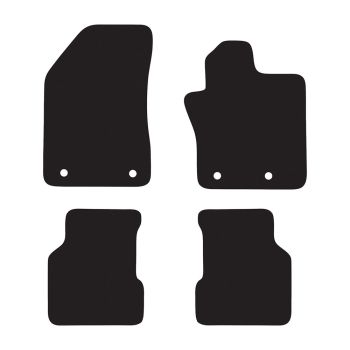 Rubbertree ECO Carpet Car Floor Mats fits Jeep Compass 2017-on JP024RCBL