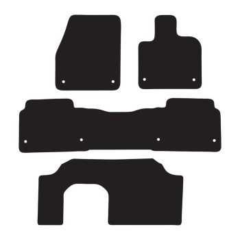 Rubbertree Luxury Carpet Car Mats fits Land Rover Discovery Sport 2nd Gen 2019+ LR023LXBL