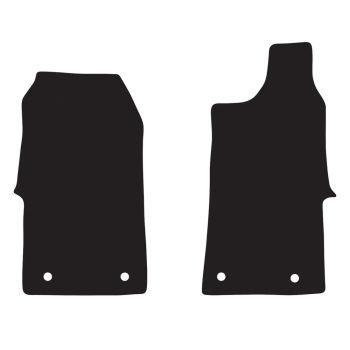 Rubbertree Executive Rubber Car Mats fits Ldv Deliver 9 Van 2020+ LV009TPR-F