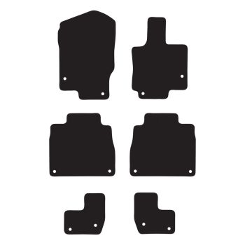 Rubbertree Executive Rubber Car Mats fits Mercedes Gls Class 7 Seat X167 2019+ MB092TPR