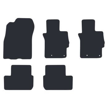 RubberTree Eco Carpet Car Mats fits Mitsubishi Lancer Sedan CJ Auto 07-17 MT026RCBL
