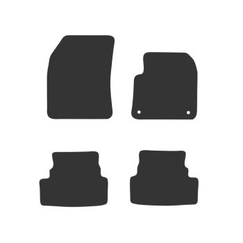 Rubbertree Executive Rubber Car Mats fits Peugeot 3008 2nd Gen 2017+ PU047TPR