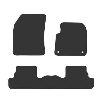 Rubbertree Luxury Carpet Car Mats fits Peugeot 3008 2nd Gen Gt Hybrid 2022-2024 PU055LXBL